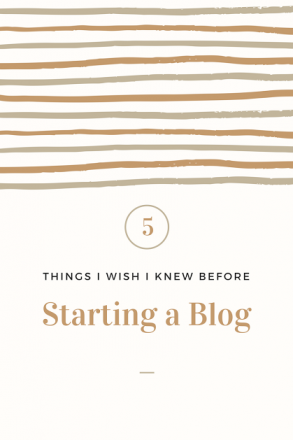 5 Things To Know Before Starting A Blog | Tips For New Bloggers