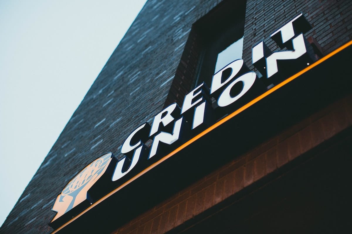 credit union sign on a building