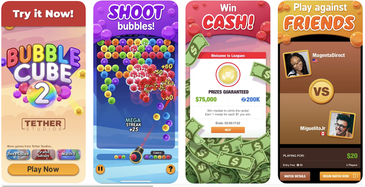 7 Best Bubble Shooter Games to Win Money Today