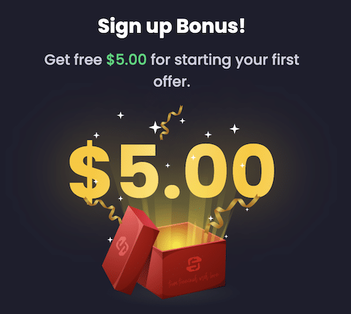 freecash $5 bonus