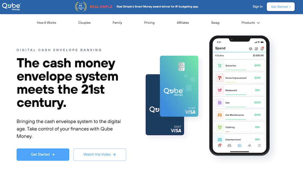 qubemoney homepage